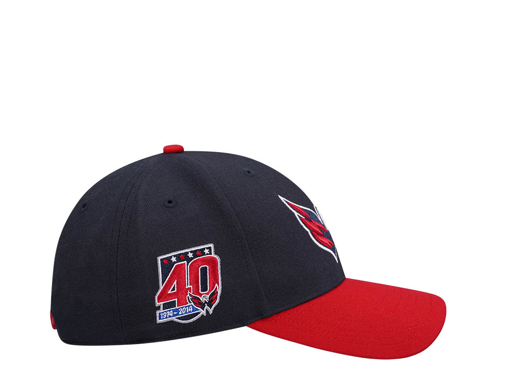 47Brand Washington Capitals Vintage Navy Sure Shot Snapback Cap