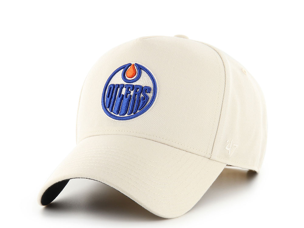 47 Brand Edmonton Oilers Ballpark White Offside Snapback Cap
