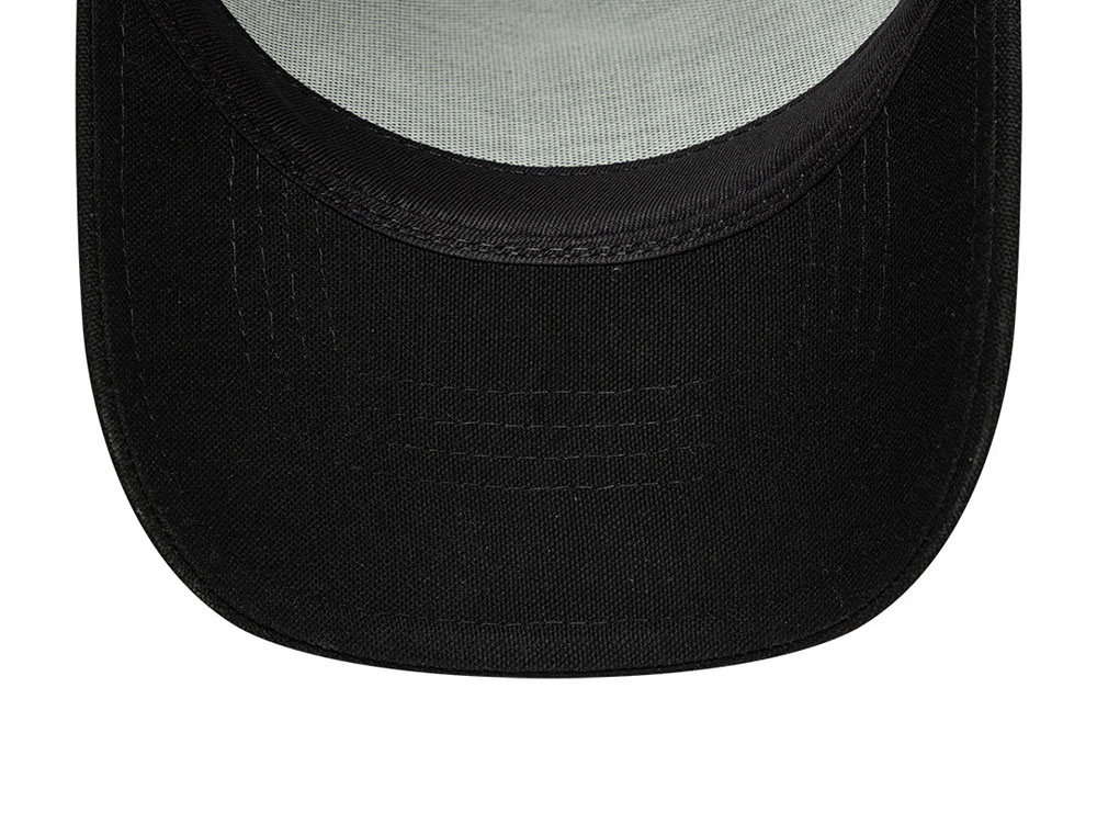 New Era Patch Distressed Black Prime Edition 9Forty A Frame Trucker Snapback Cap