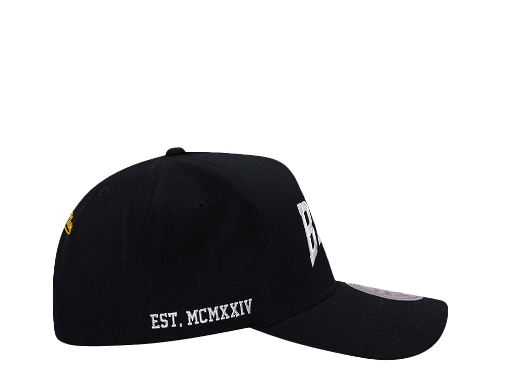 Mitchell & Ness Boston Bruins Black Pro Pinch Fit Snapback Cap