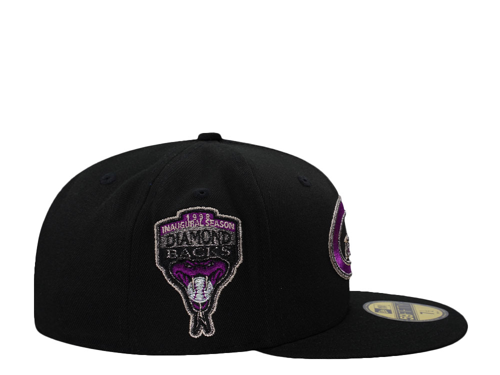 New Era Arizona Diamondbacks Inaugural Season 1998 Black Prime Edition 59Fifty Fitted Cap