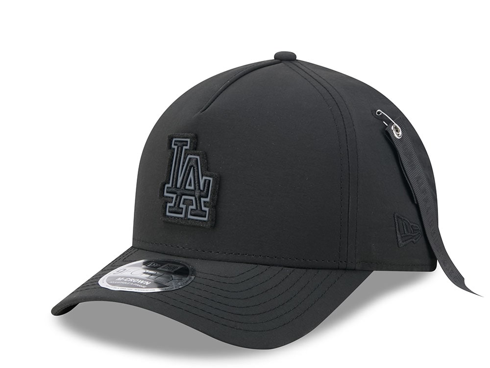 New Era Alpha Industries Los Angeles Dodgers Black Prime Edition 9Forty M Crown A Frame Snapback Cap