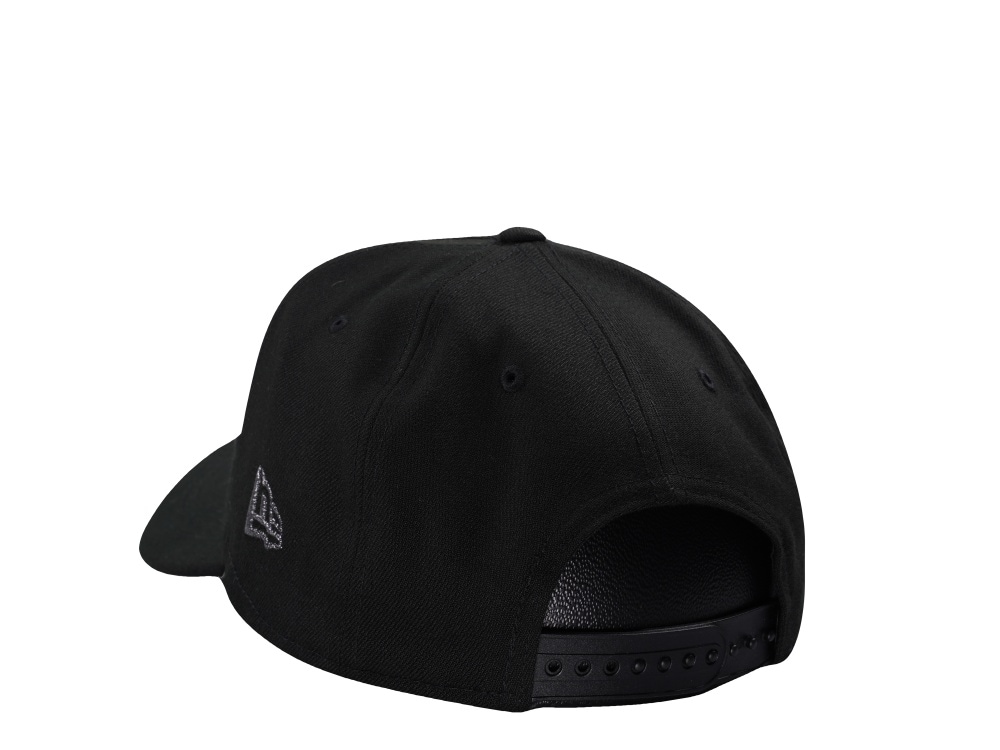 New Era Los Angeles Dodgers Back to Back Champions Upside Down Black Prime Edition 9Forty A Frame Snapback Cap