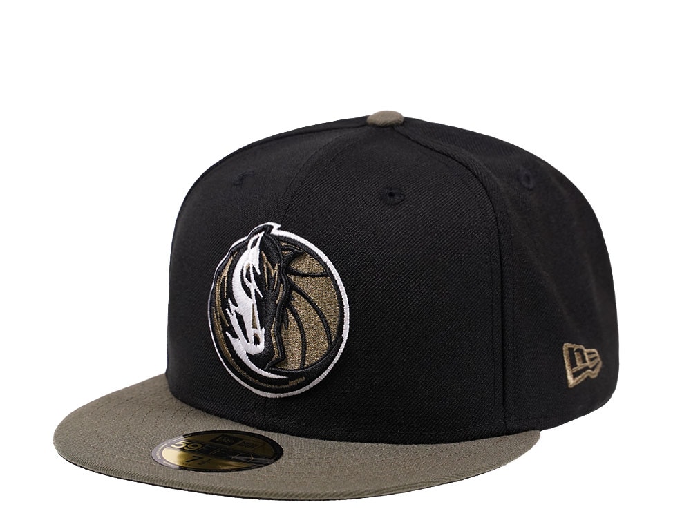 New Era Dallas Mavericks Two Tone Olive Edition 59Fifty Fitted Cap