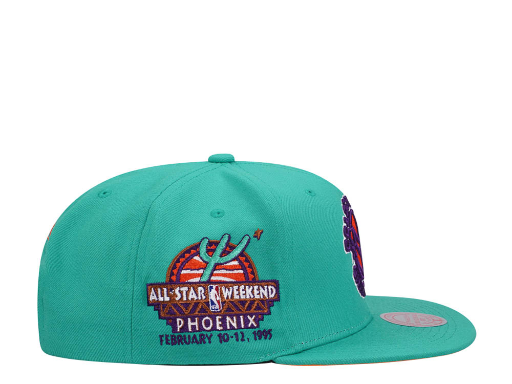 Mitchell & Ness Golden State Warriors Desert Green Hardwood Classic All Star Weekend Snapback Cap
