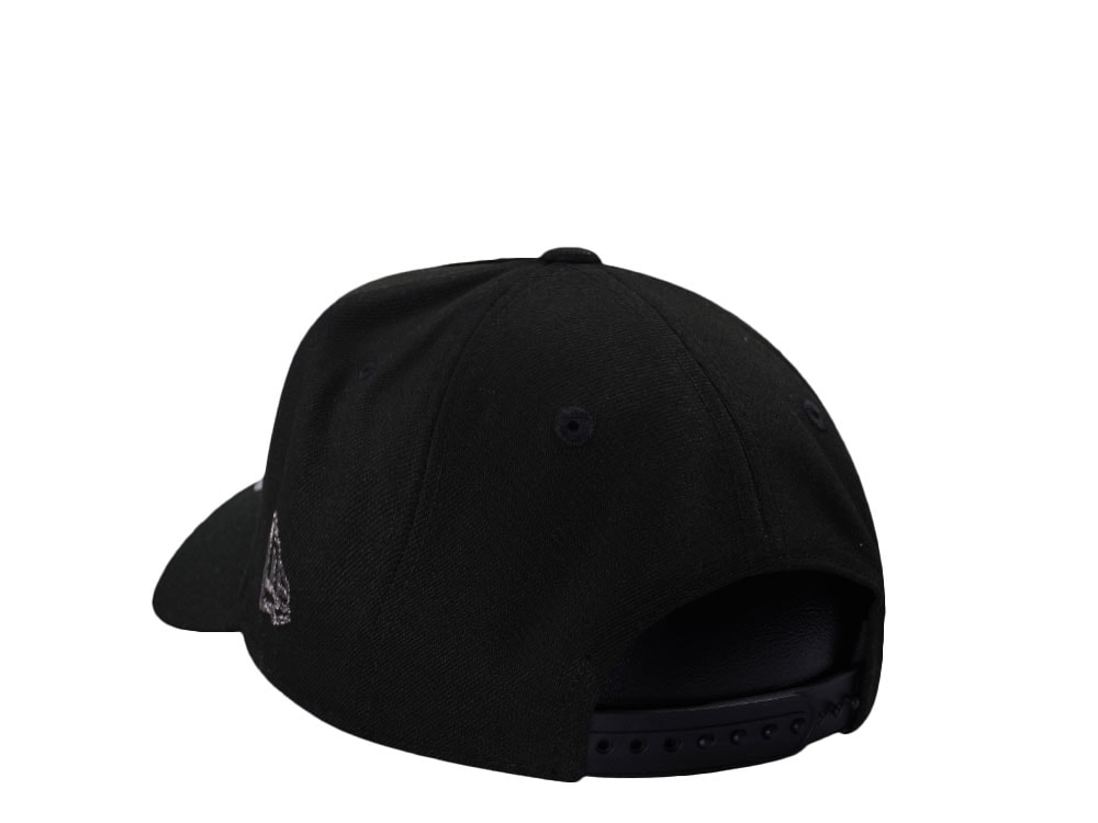 New Era New York Mets 25th Anniversary Metallic Black Prime Edition 9Forty A Frame Snapback Cap
