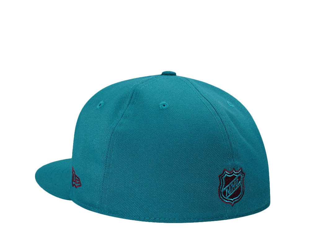 New Era Anaheim Ducks 10th Anniversary Teal Prime Edition 59Fifty Fitted Cap