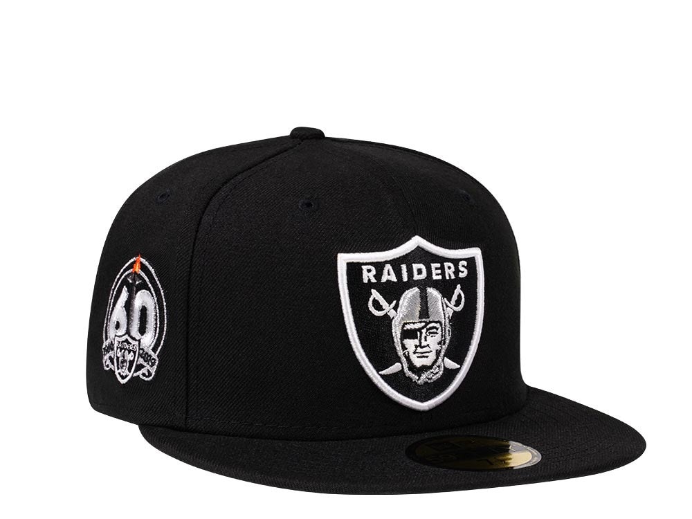New Era Las Vegas Raiders 60th Season Black Pink Edition 59Fifty Fitted Cap