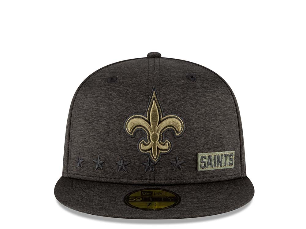 New Era New Orleans Saints Salute to Service 2020 Fitted 59Fifty Cap
