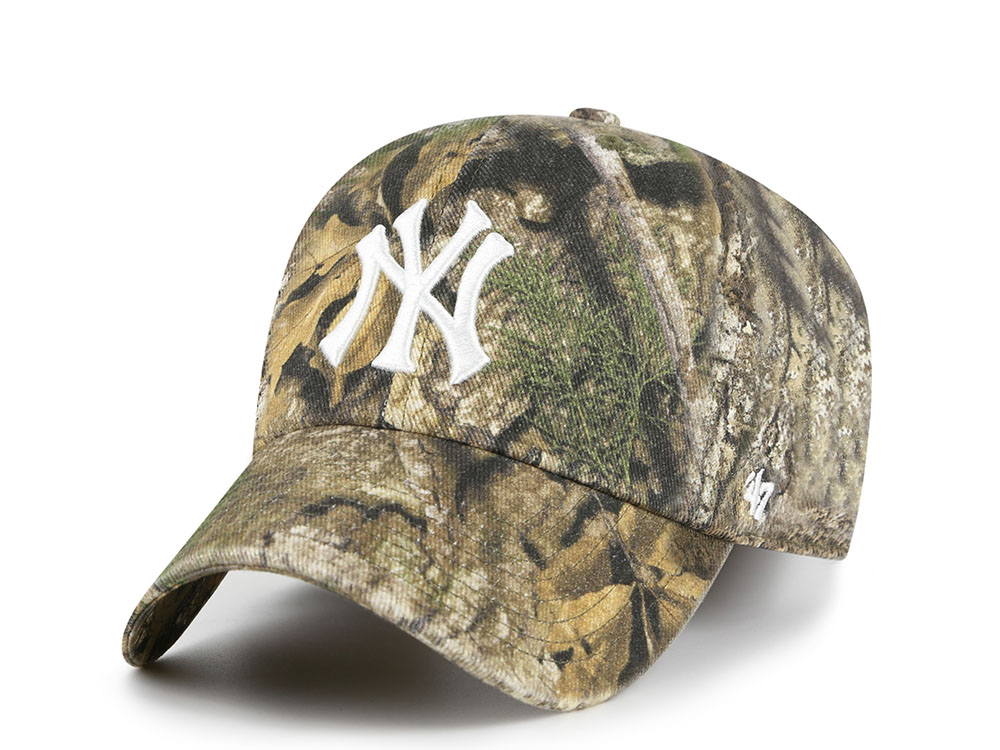 47 Brand New York Yankees Realtree Clean Up Strapback Cap