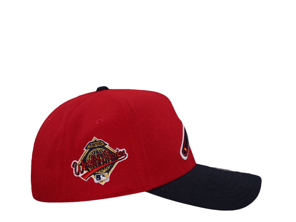 New Era Atlanta Braves World Series 1995 Tomahawk Two Tone Edition 9Forty A Frame Snapback Cap