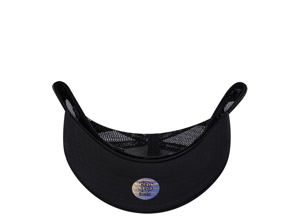 Djinns M-Ribstop Black Trucker Snapback Cap