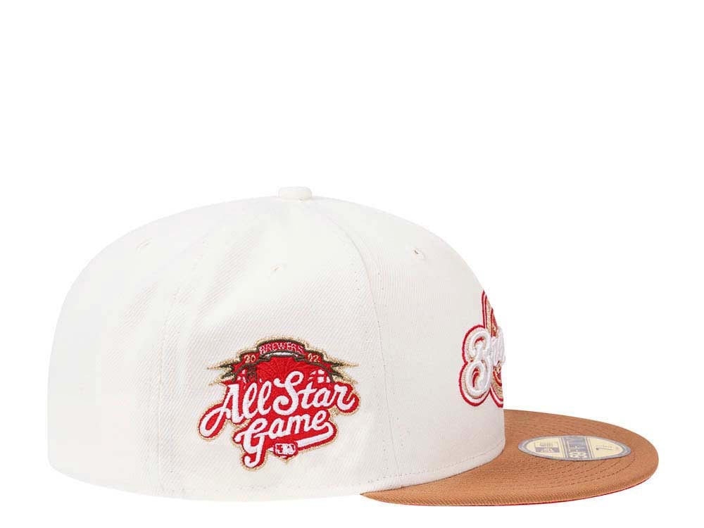 New Era Milwaukee Brewers All Star Game 2002 Creame Dome Edition 59Fifty Fitted Cap