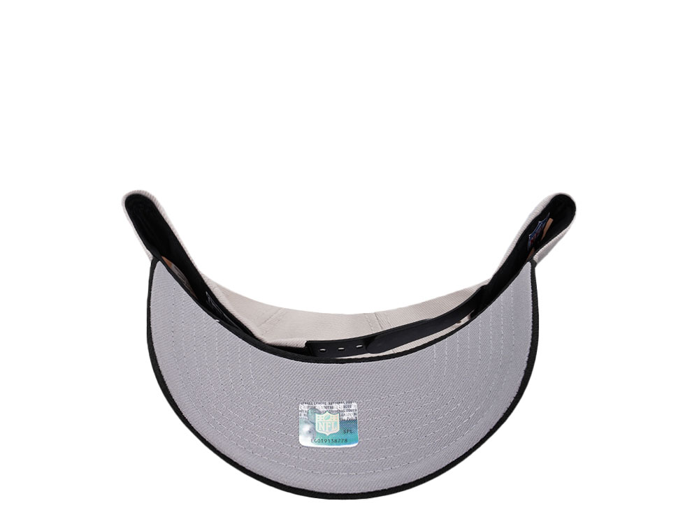 New Era Jacksonville Jaguars Stone Two Tone 9Forty A Frame Snapback Cap