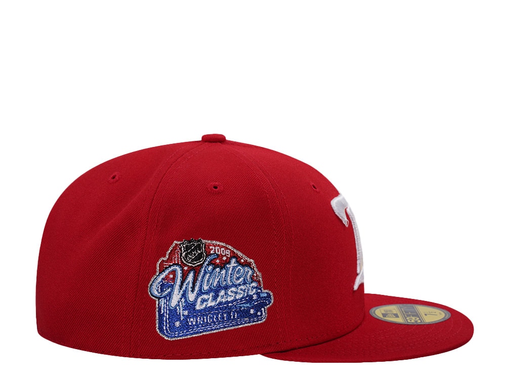 New Era Detroit Red Wings Winter Classic 2009 Scarlet Prime Edition 59Fifty Fitted Cap