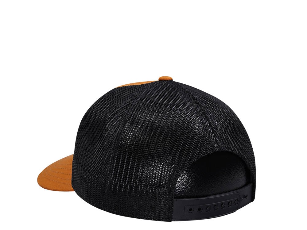 American Needle Rainier Twill Valin Patch Hazel Trucker Snapback Cap