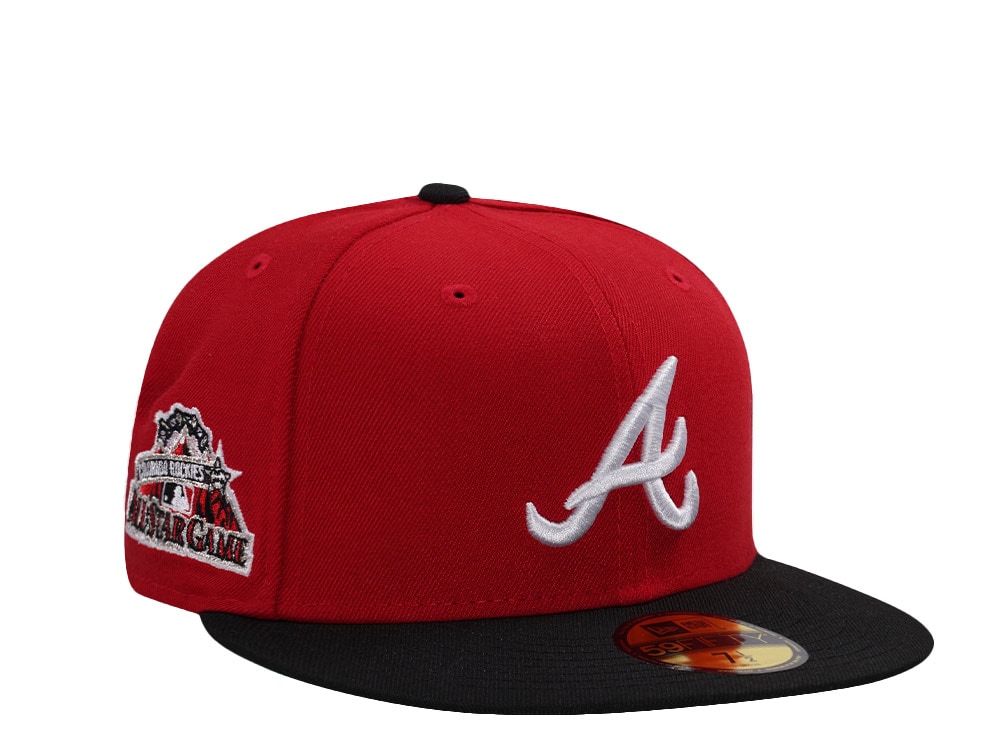 New Era Atlanta Braves All Star Game 1998 Scarlet Two Tone Edition 59Fifty Fitted Cap