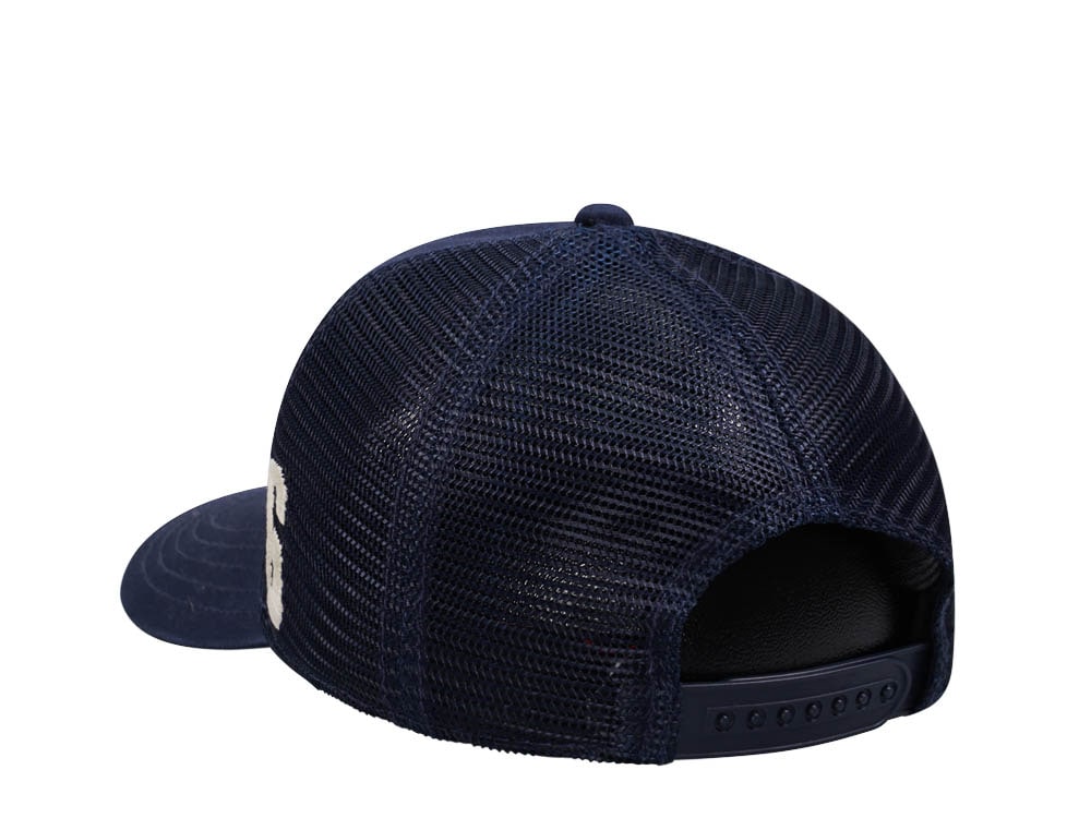 American Needle Homestead Grays Negro League Valin Navy Trucker Snapback Cap