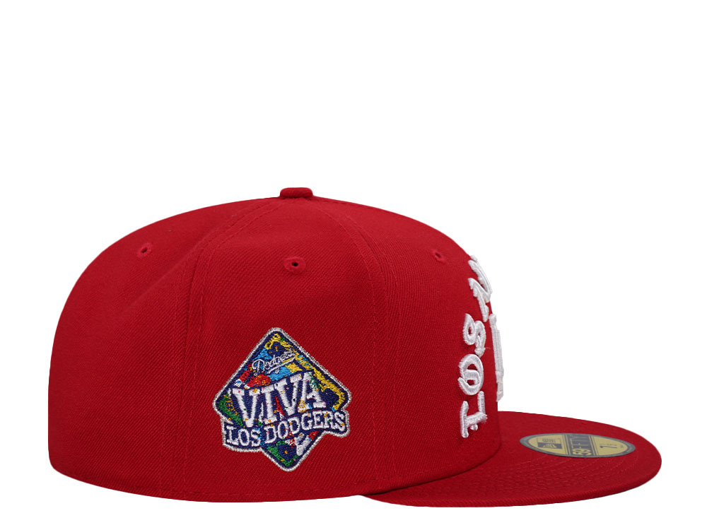 New Era Los Angeles Dodgers Viva Los Dodgers Red Prime Edition 59Fifty Fitted Cap
