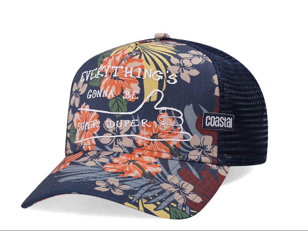 Djinns Everything's Gonna Be Super Duper Coastal Trucker Snapback Cap