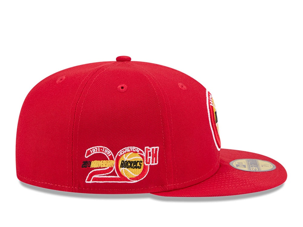 New Era Houston Rockets HWC 20th Anniversary Red 59Fifty Fitted Cap