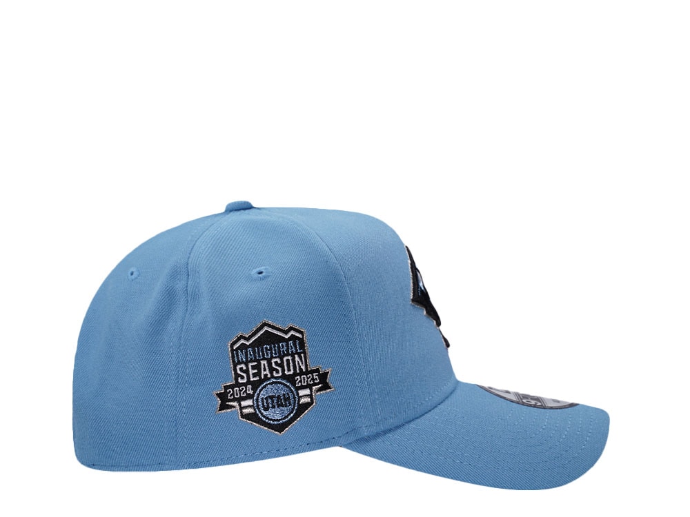 New Era Utah Mammoth Inaugural Season Sky Blue Prime Edition 9Forty A Frame Snapback Cap