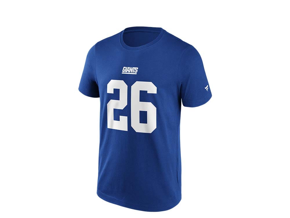Fanatics New York Giants Saquon Barkley Name & Number T-Shirt