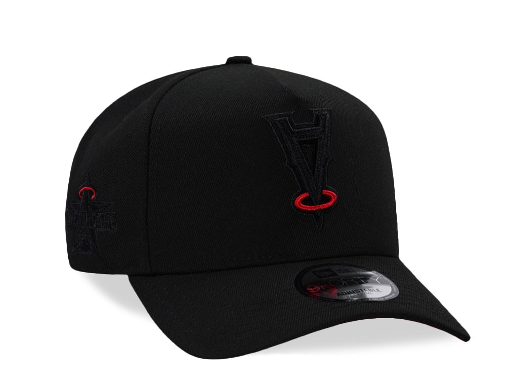 New Era Anaheim Angels All Star Game 2010 Black And Red Edition 9Forty A Frame Snapback Cap