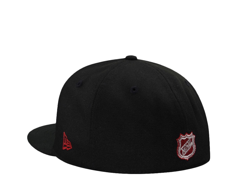 New Era Detroit Red Wings Stanley Cup 2002 Hockeytown Black Prime Edition 59Fifty Fitted Cap