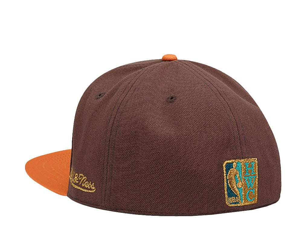 Mitchell & Ness Seattle Supersonics All Star Game Copper Top Hardwood Classic Dynasty Fitted Cap