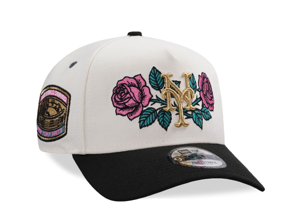New Era New York Mets World Series 1969 Rose Chrome Two Tone Edition 9Forty A Frame Snapback Cap