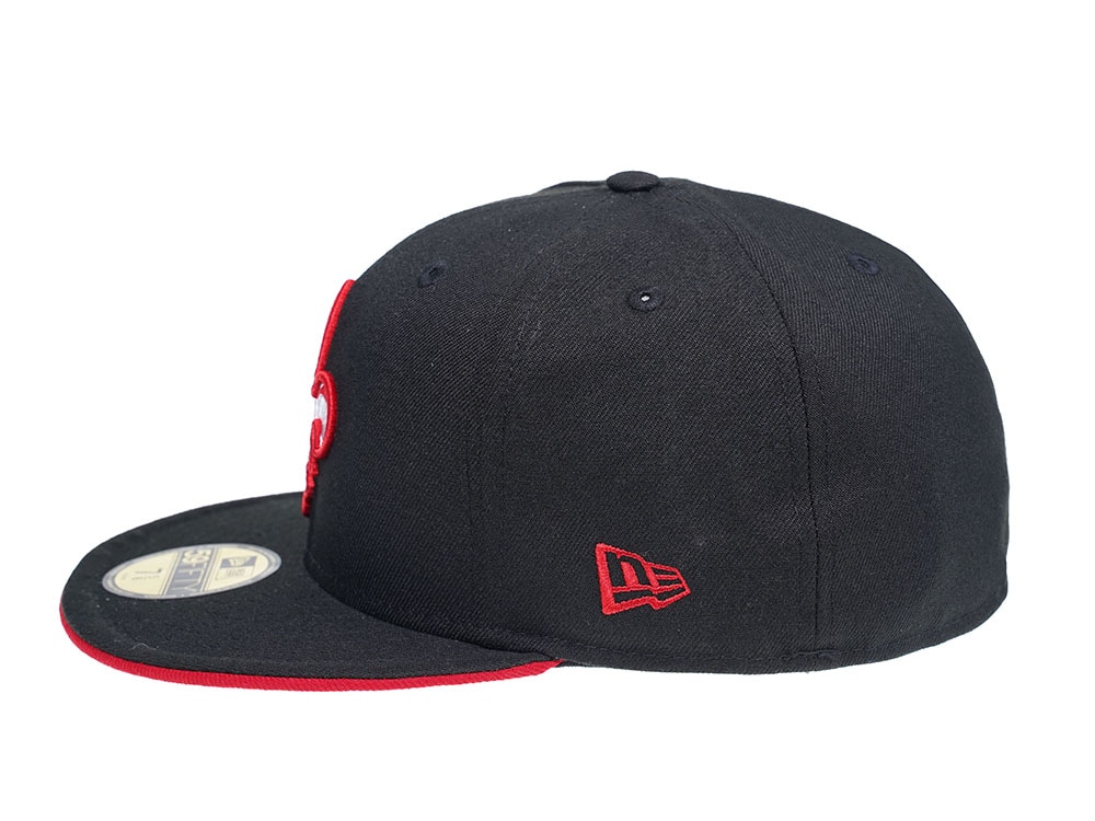 New Era New Orleans Pelicans Red and Grey Edition 59Fifty Fitted Cap