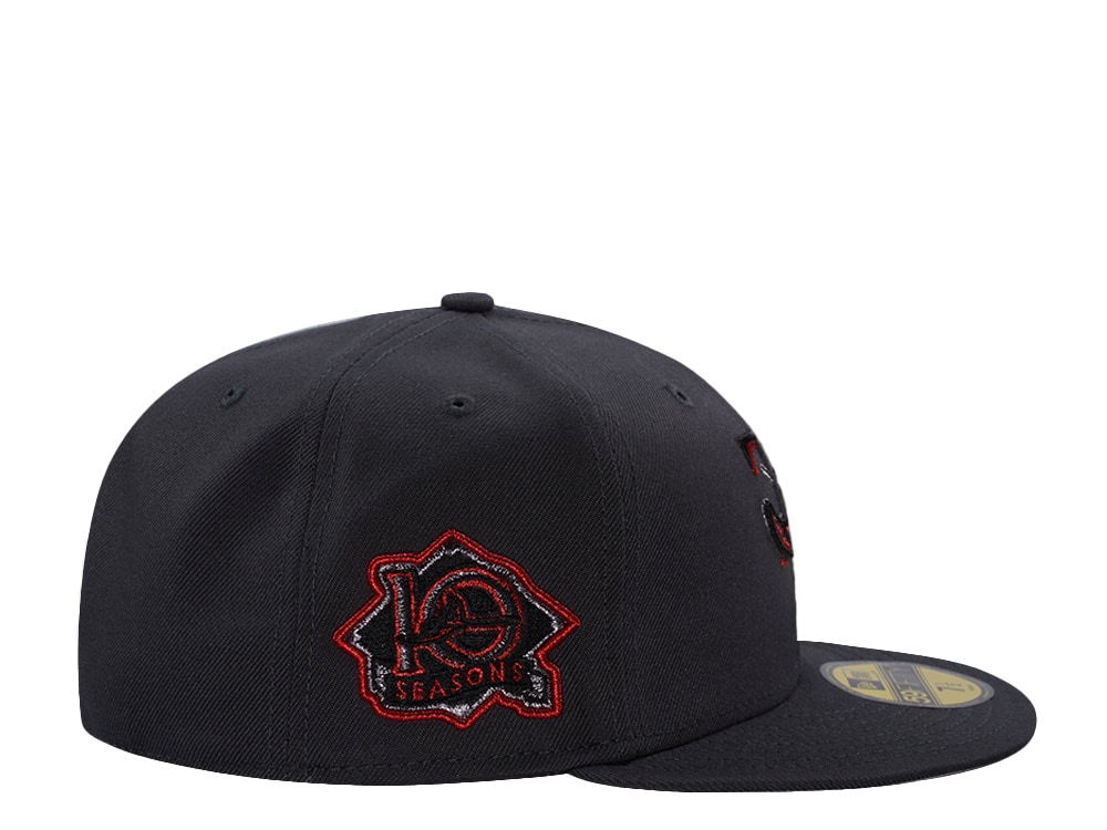New Era Tampa Bay Rays 10th Anniversary Anthracite 59Fifty Fitted Cap