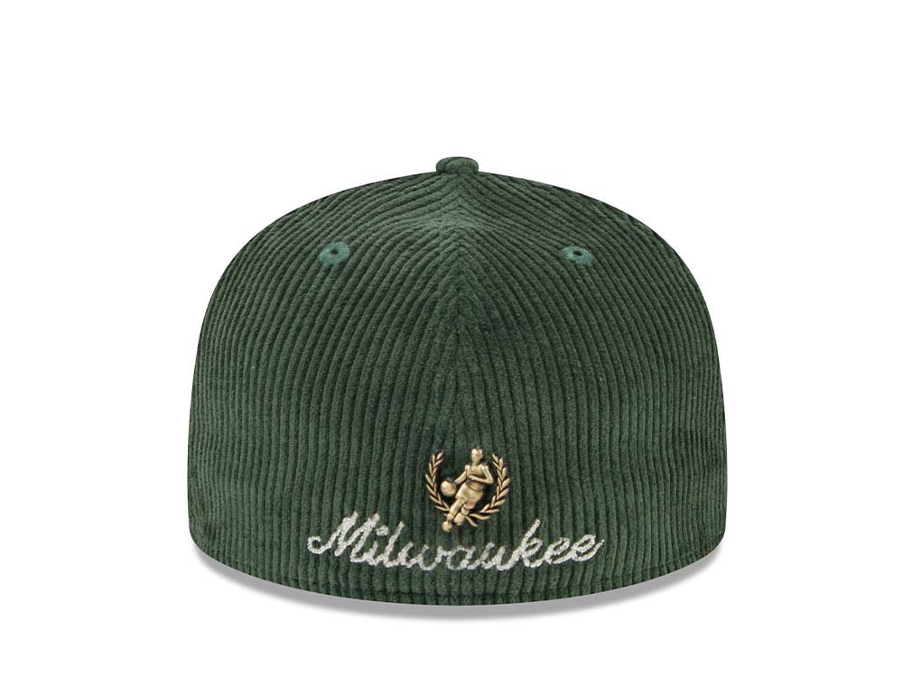New Era Milwaukee Bucks Letterman Pin 59Fifty Fitted Cap