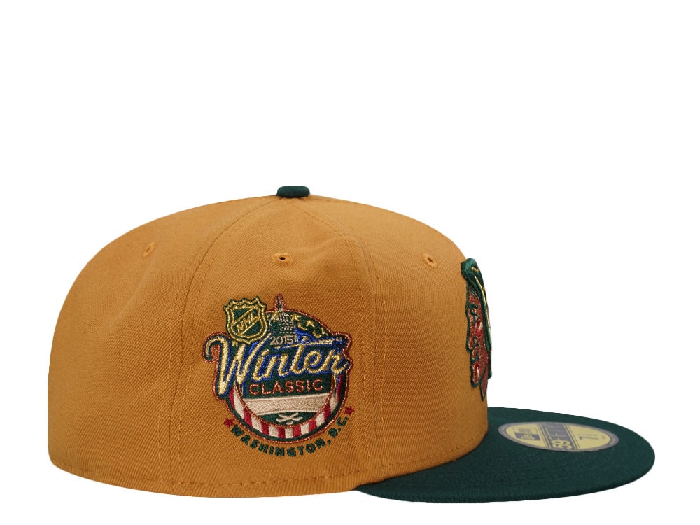 New Era Chicago Blackhawks Winter Classic 2015 Panama Two Tone Edition 59Fifty Fitted Cap