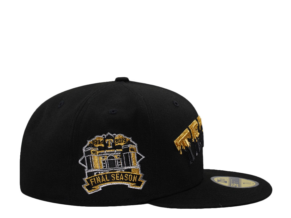 New Era Texas Rangels Final Season Black Prime Edition 59Fifty Fitted Cap