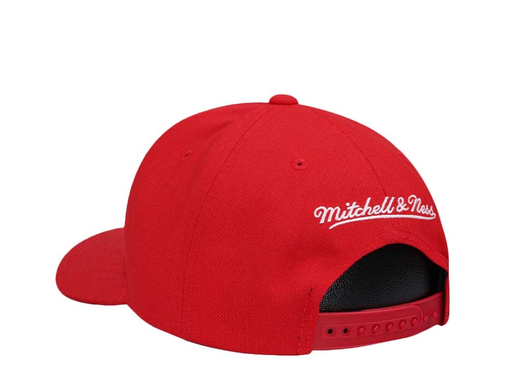 Mitchell & Ness New Jersey Devils Team Ground 2.0 Pro Red Snapback Cap