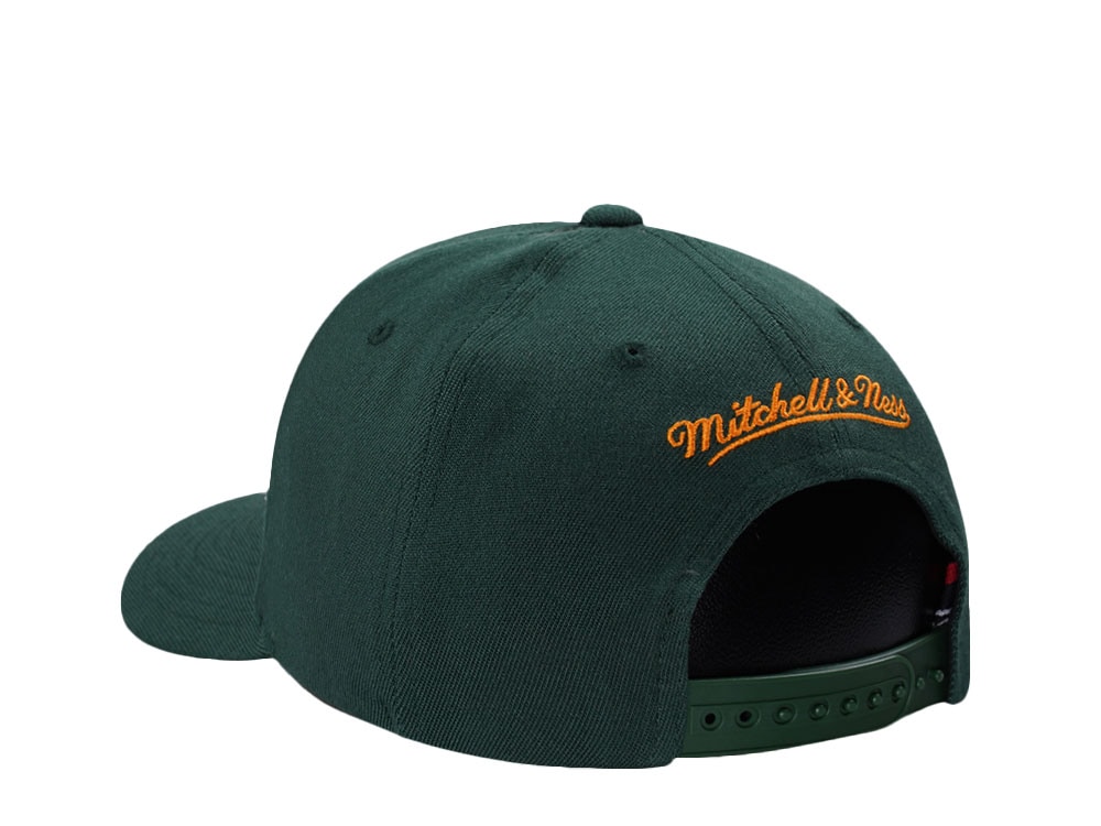 Mitchell & Ness Red Pinscript Classic Red Stretch Snapback Cap