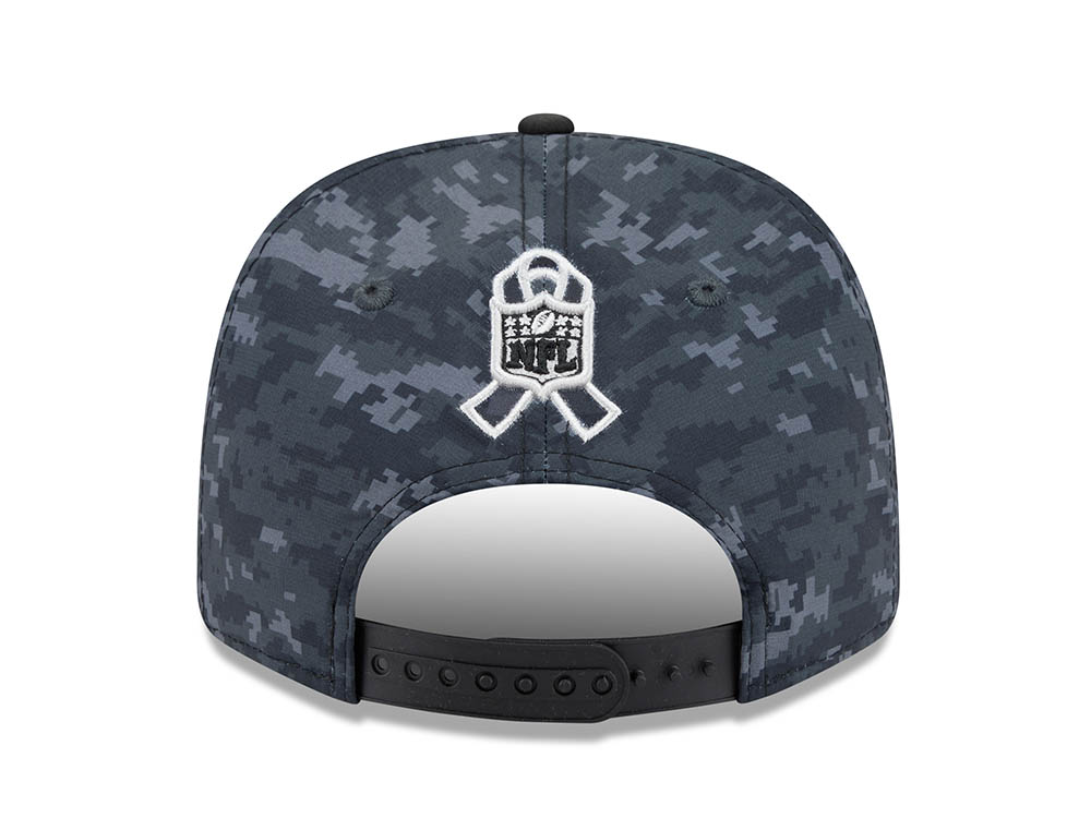New Era Las Vegas Raiders NFL Salute to Service 2026 Digi Camo Black 9Seventy Stretch Snapback Cap