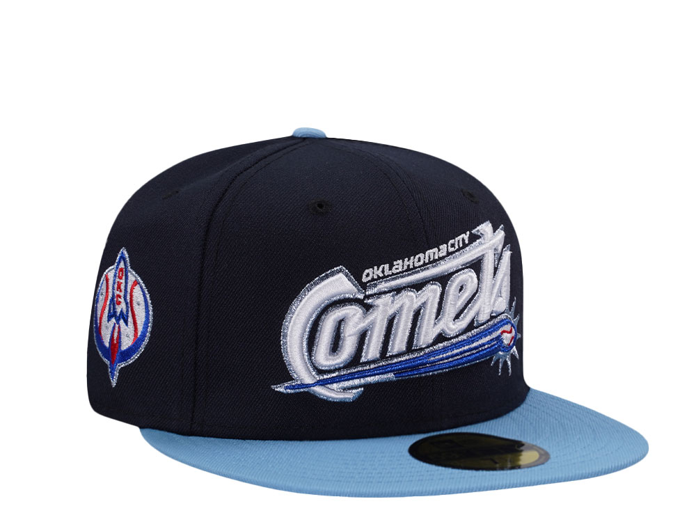 New Era Oklahoma City Comets Metallic Two Tone Prime Edition 59Fifty Fitted Cap