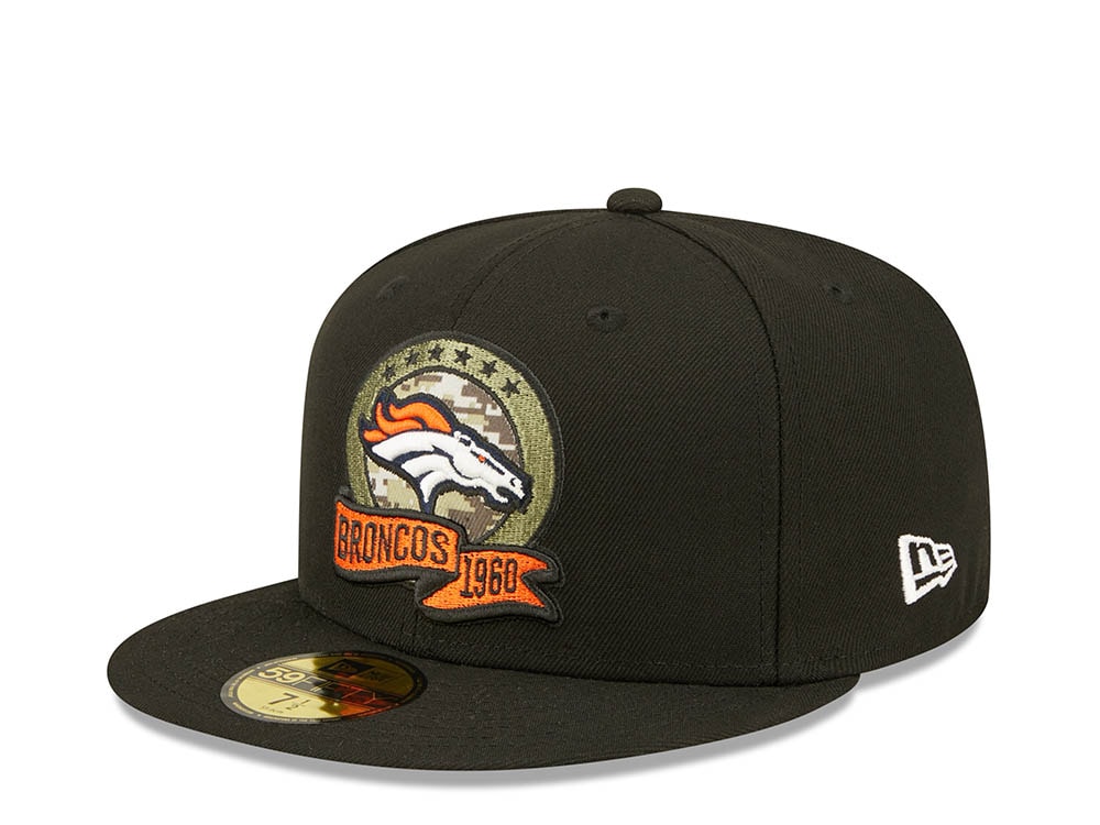 New Era Denver Broncos Salute to Service 2022 Fitted 59Fifty Cap