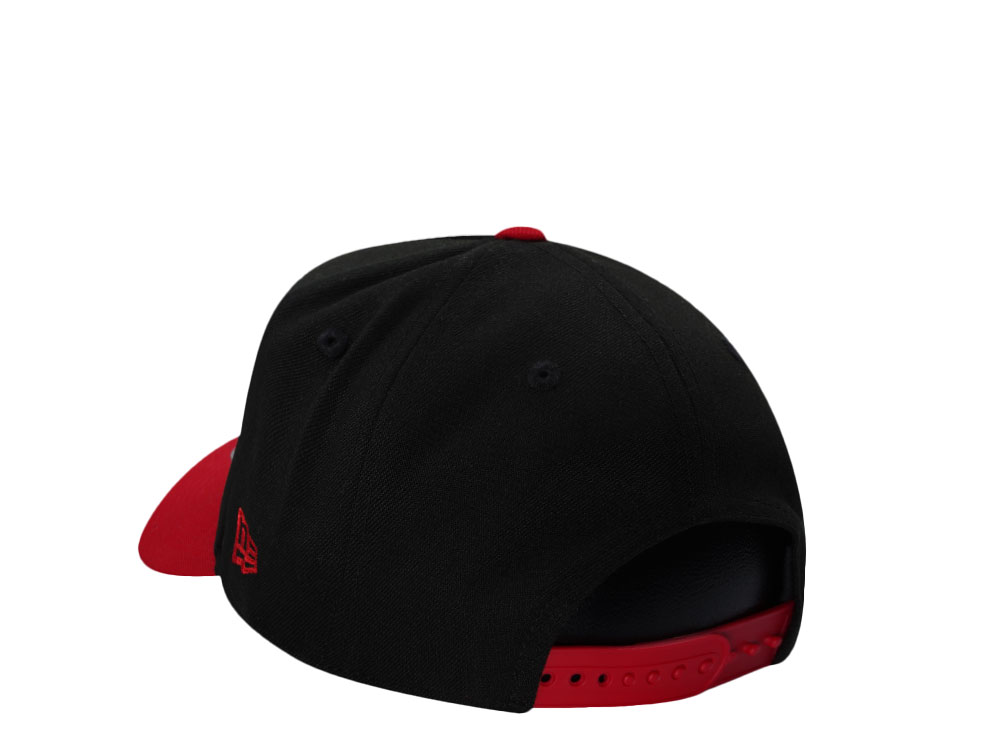 New Era Chicago Bulls Back 2 Back World Champions Black Two Tone Edition 9Fifty A Frame Snapback Cap