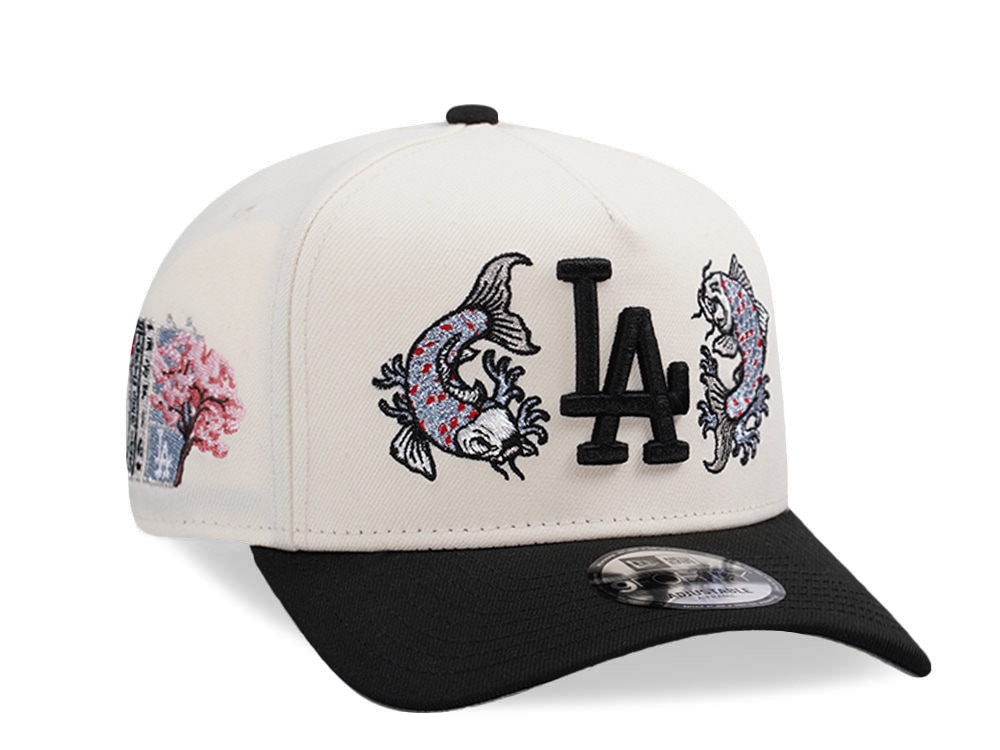 New Era Los Angeles Dodgers Tokyo Series Chrome Two Tone Edition 9Forty A Frame Snapback Cap