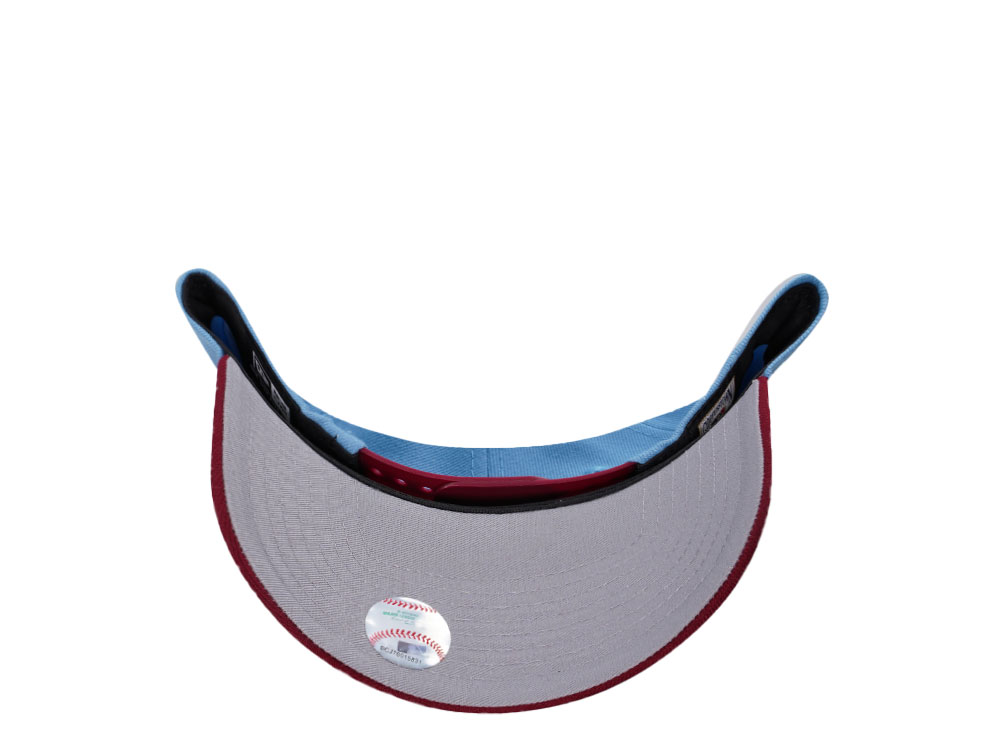 New Era Philadelphia Phillies Sky Blue Two Tone Edition 9Forty A Frame Snapback Cap