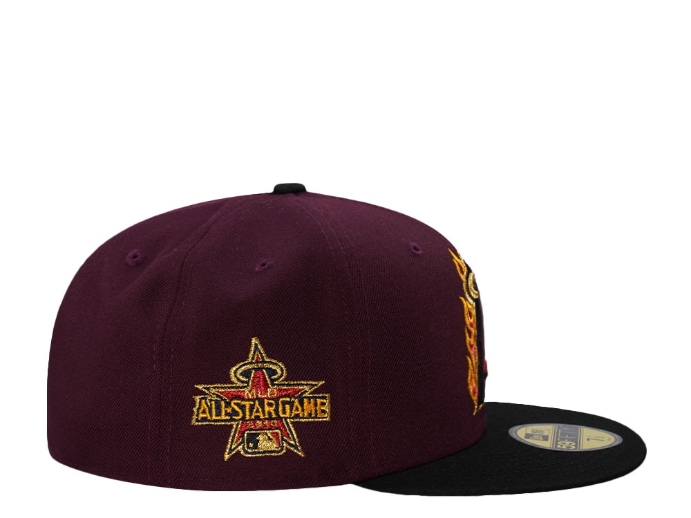 New Era Anaheim Angels All Star Game 2010 Maroon Two Tone Edition 59Fifty Fitted Cap