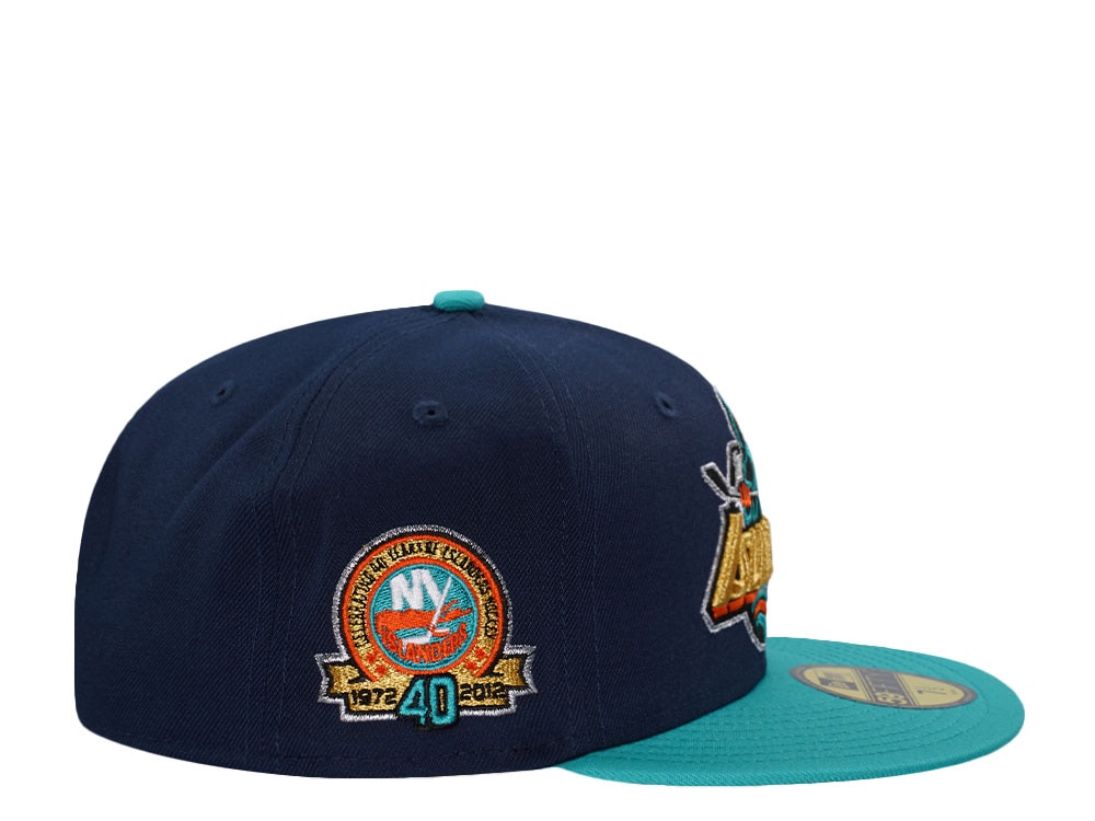New Era New York Islanders 40th Anniversary Navy Two Tone Edition 59Fifty Fitted Cap