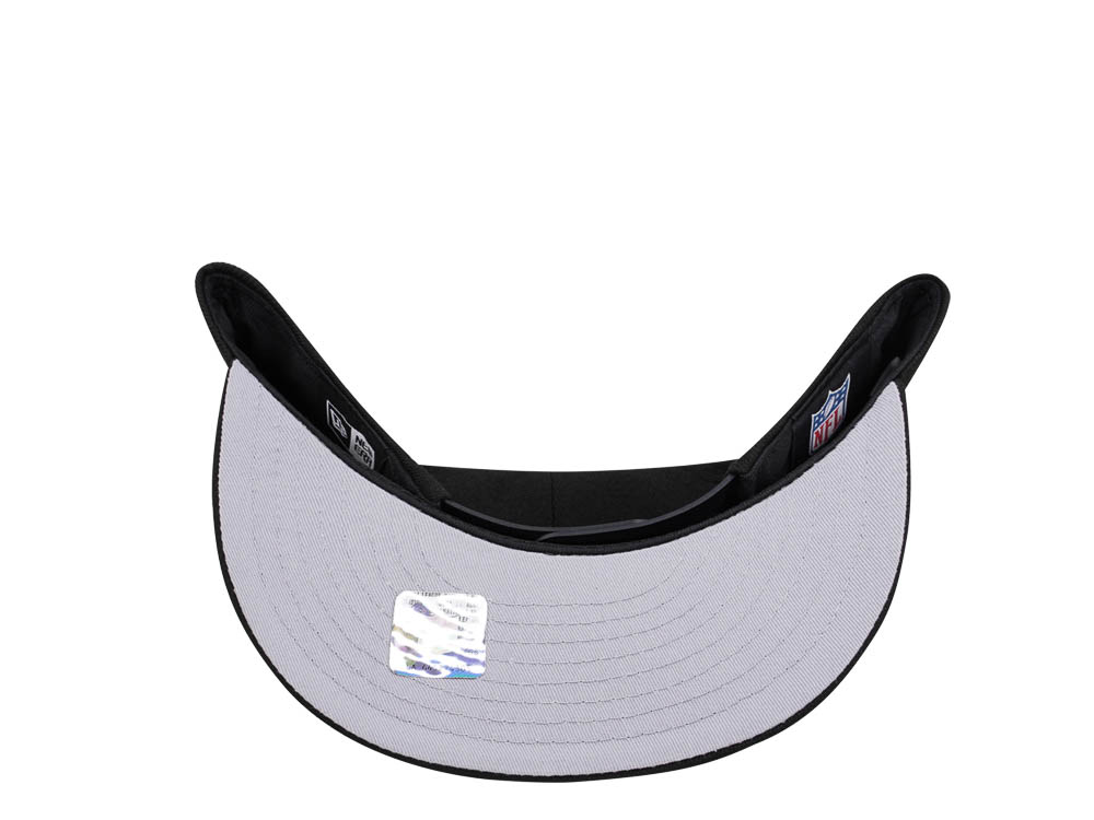 New Era Seattle Seahawks Black Blue Detail Edition 9Fifty Snapback Cap