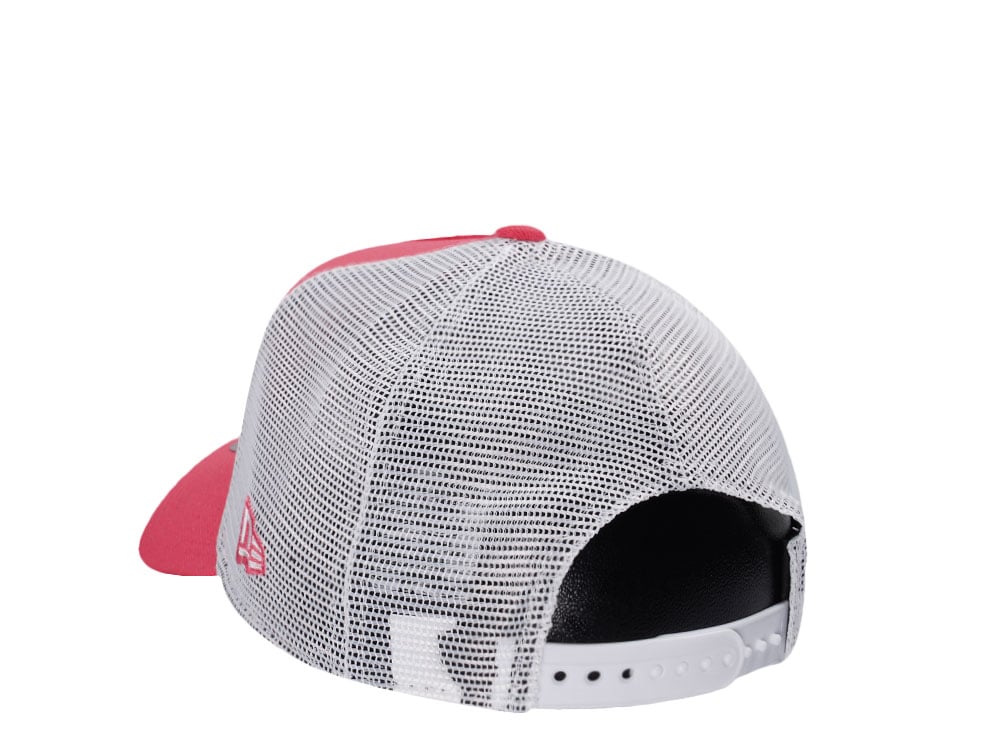 New Era New York Yankees Coral Trucker 9Forty A Frame Snapback Cap
