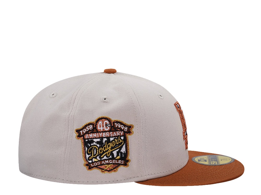 New Era Los Angeles Dodgers 40th Anniversary Stone Two Tone Edition 59Fifty Fitted Cap