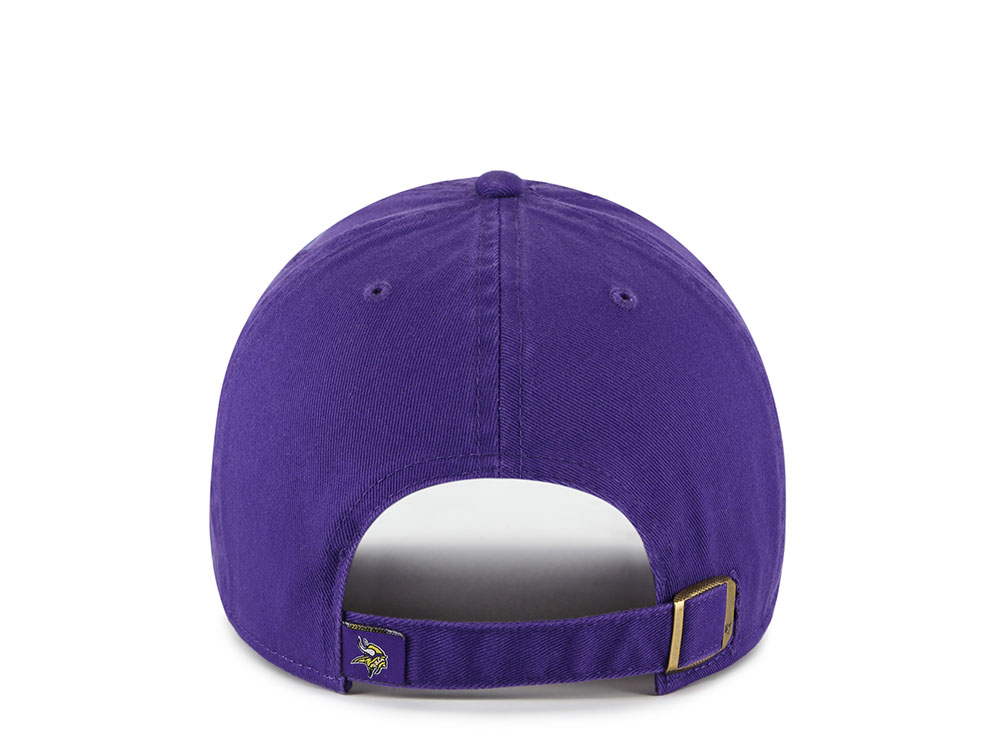 47Brand Minnesota Vikings Purple Classic Edition Clean Up Strapback Cap
